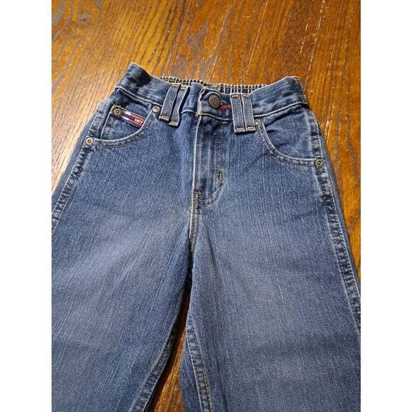 New Vintage Boys 5R Bugle Boy 1977 Brad Jr Elastic Waist Cotton Denim Blue Jeans - Picture 2 of 7